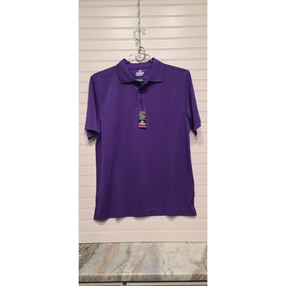 Ahead Extreme Mens Purple Golf Polo Shirt Size S NWT